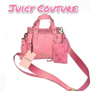 Juicy Couture Pink Embossed Women's Bag